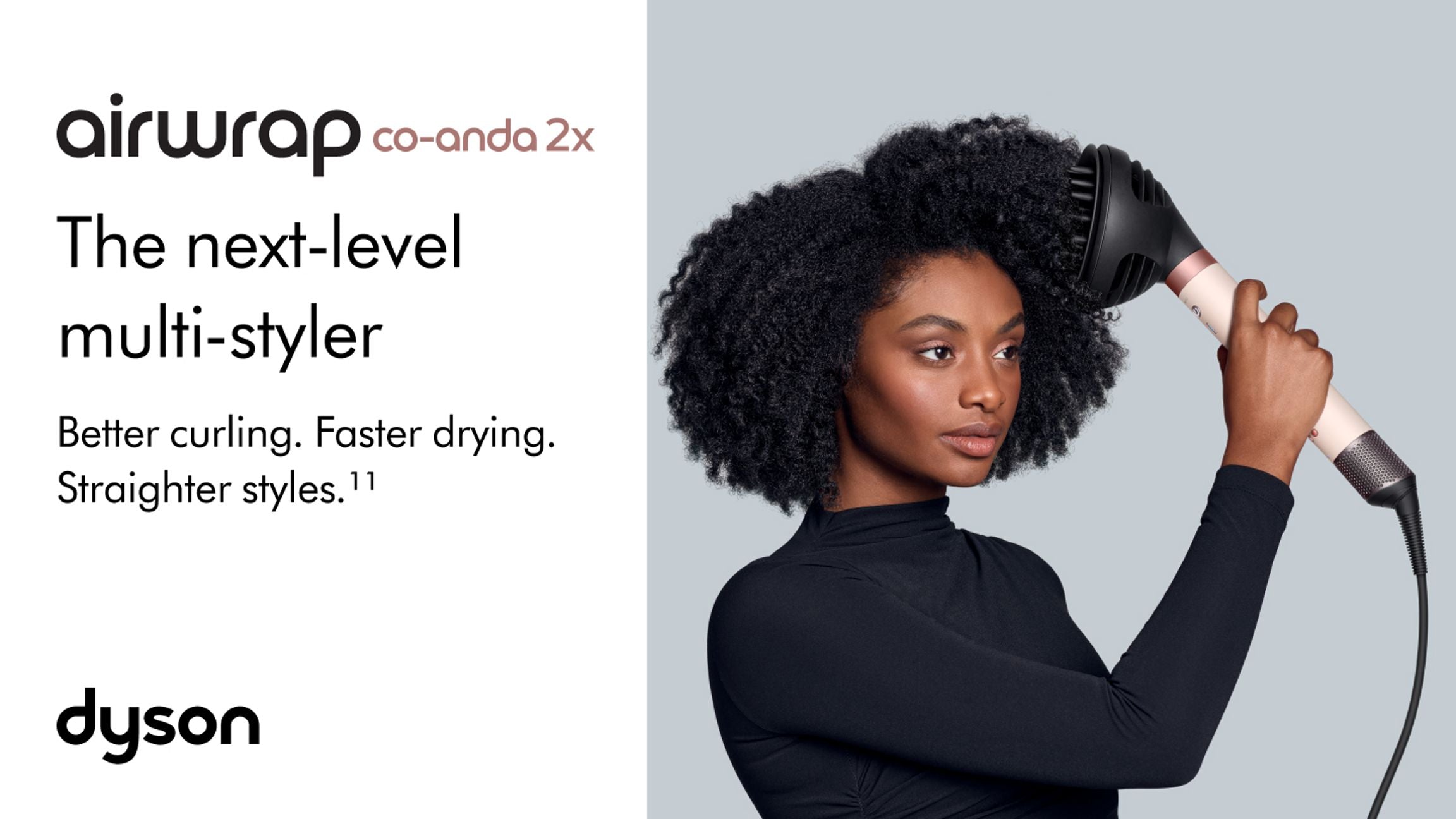 Dyson Airwrap Co-anda2x™ multi-styler and dryer Curly+Coily (Amber silk) - 2025 edition